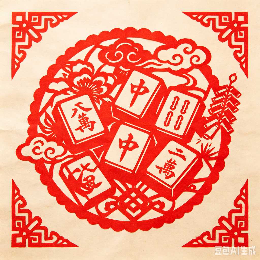 unique color mahjong tiles design